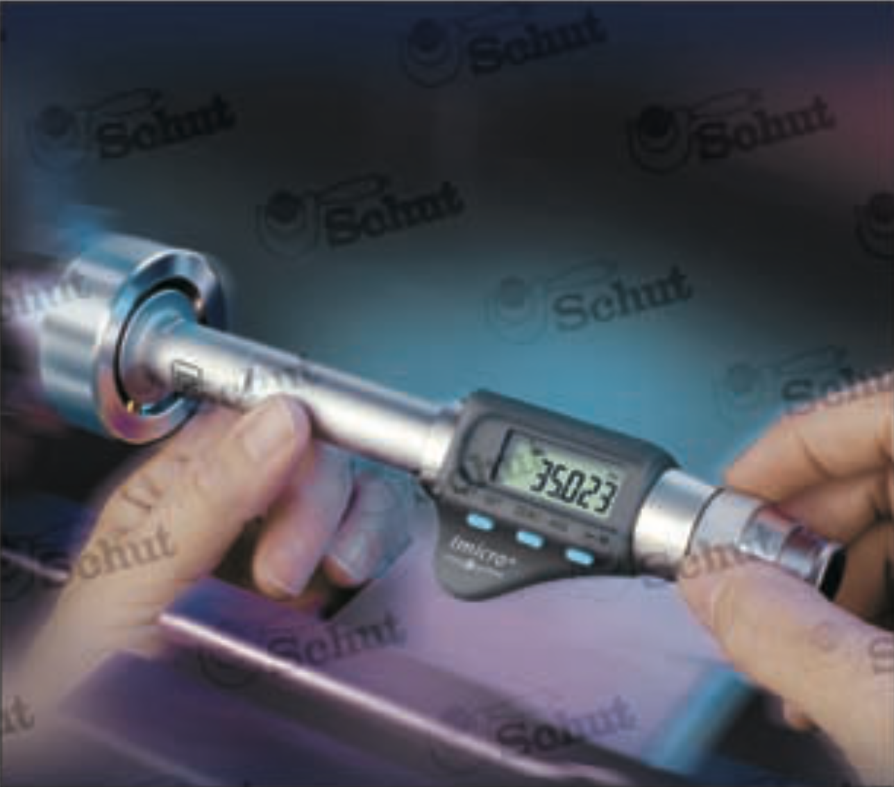 TESA Imicro Digital Capa invändig trepunktsmikrometer för Holtest, Ø4–4.5 mm