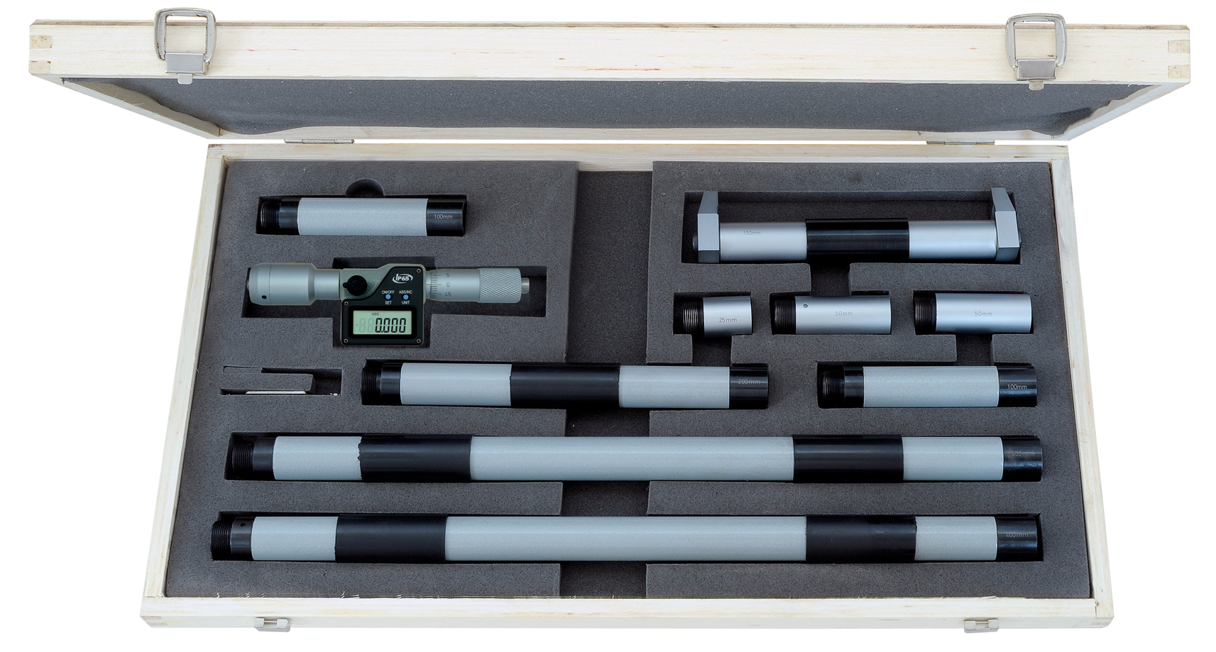 Digitalt invändigt stavmikrometerset