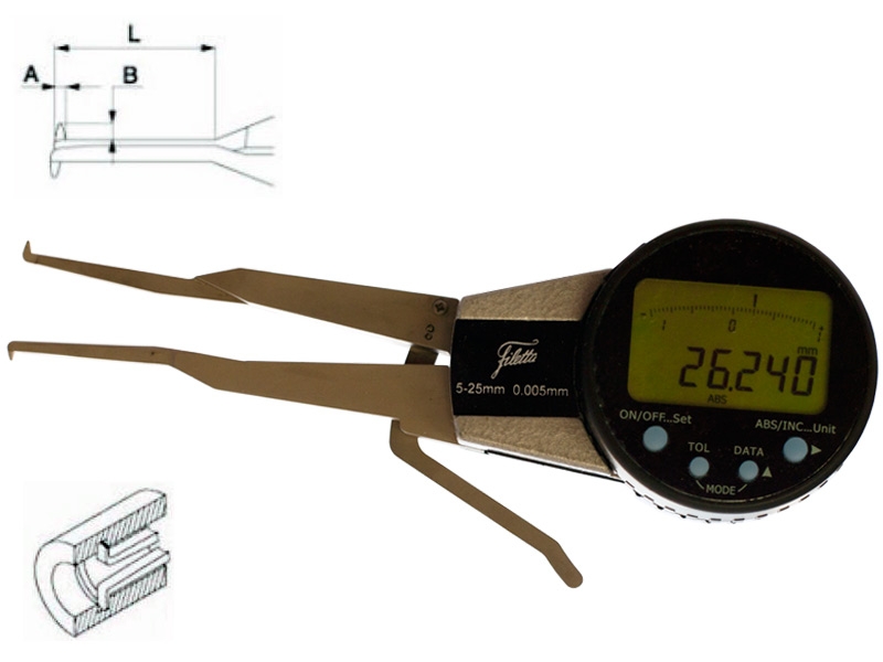 Inre mått. mätare 30-50mm