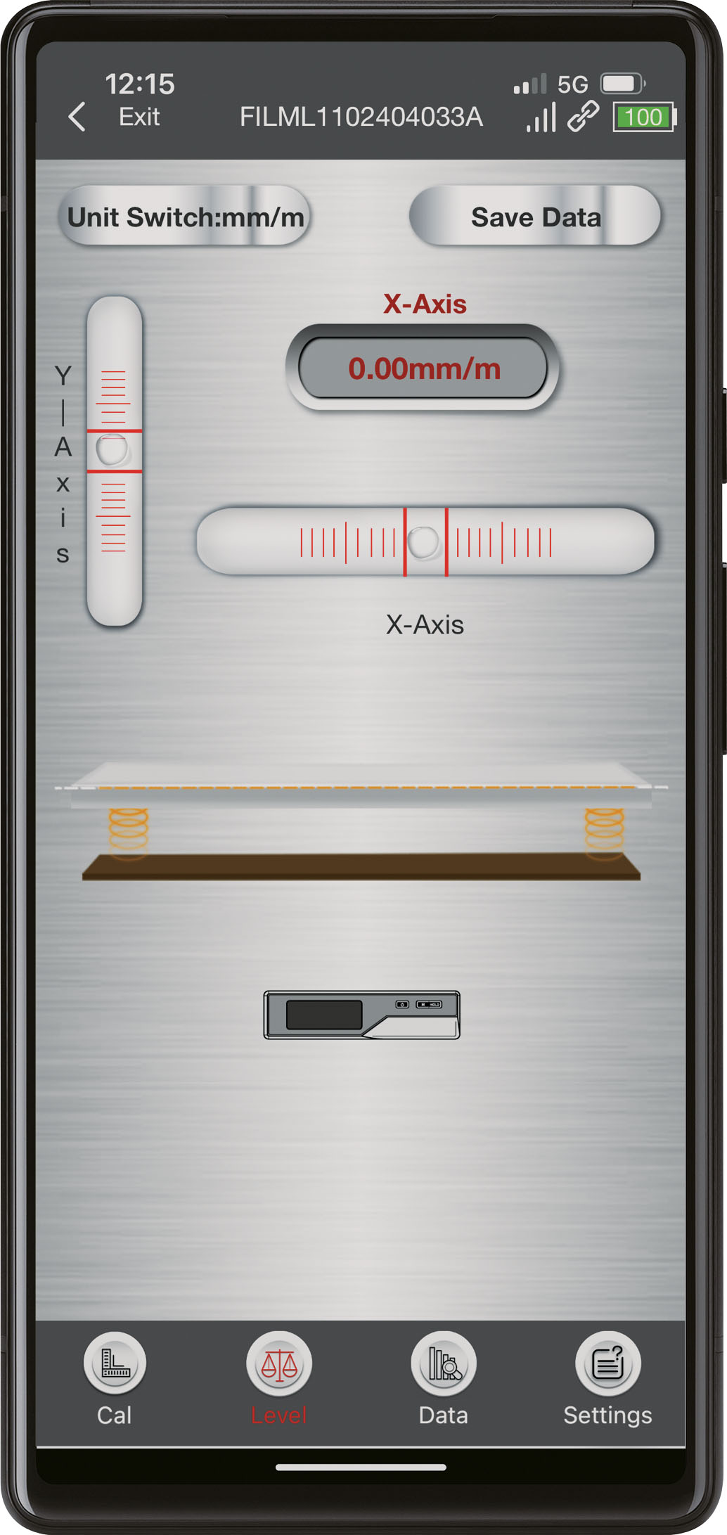 Digital vattenpass 0.02mm/m