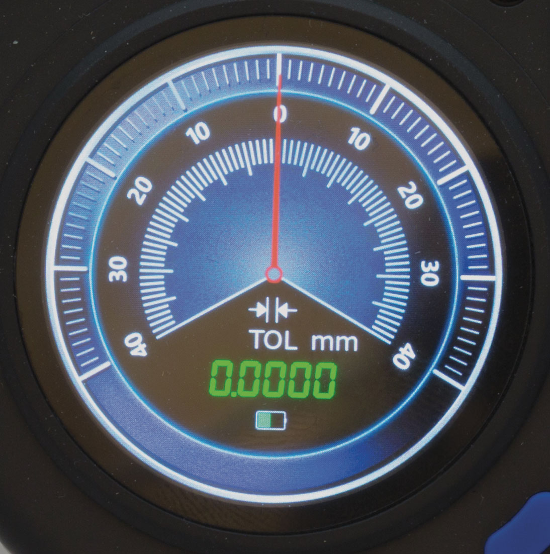 Toleransmikrometer med digital precisions-mätklocka IP54 och Bluetooth