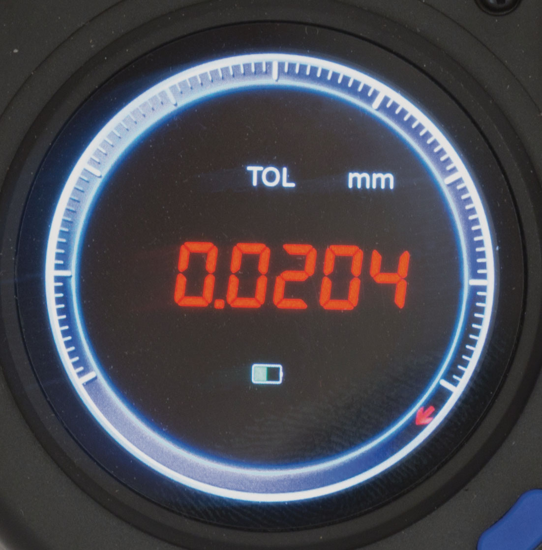 Toleransmikrometer med digital precisions-mätklocka IP54 och Bluetooth
